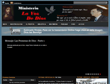 Tablet Screenshot of ministeriolavozdedios.com